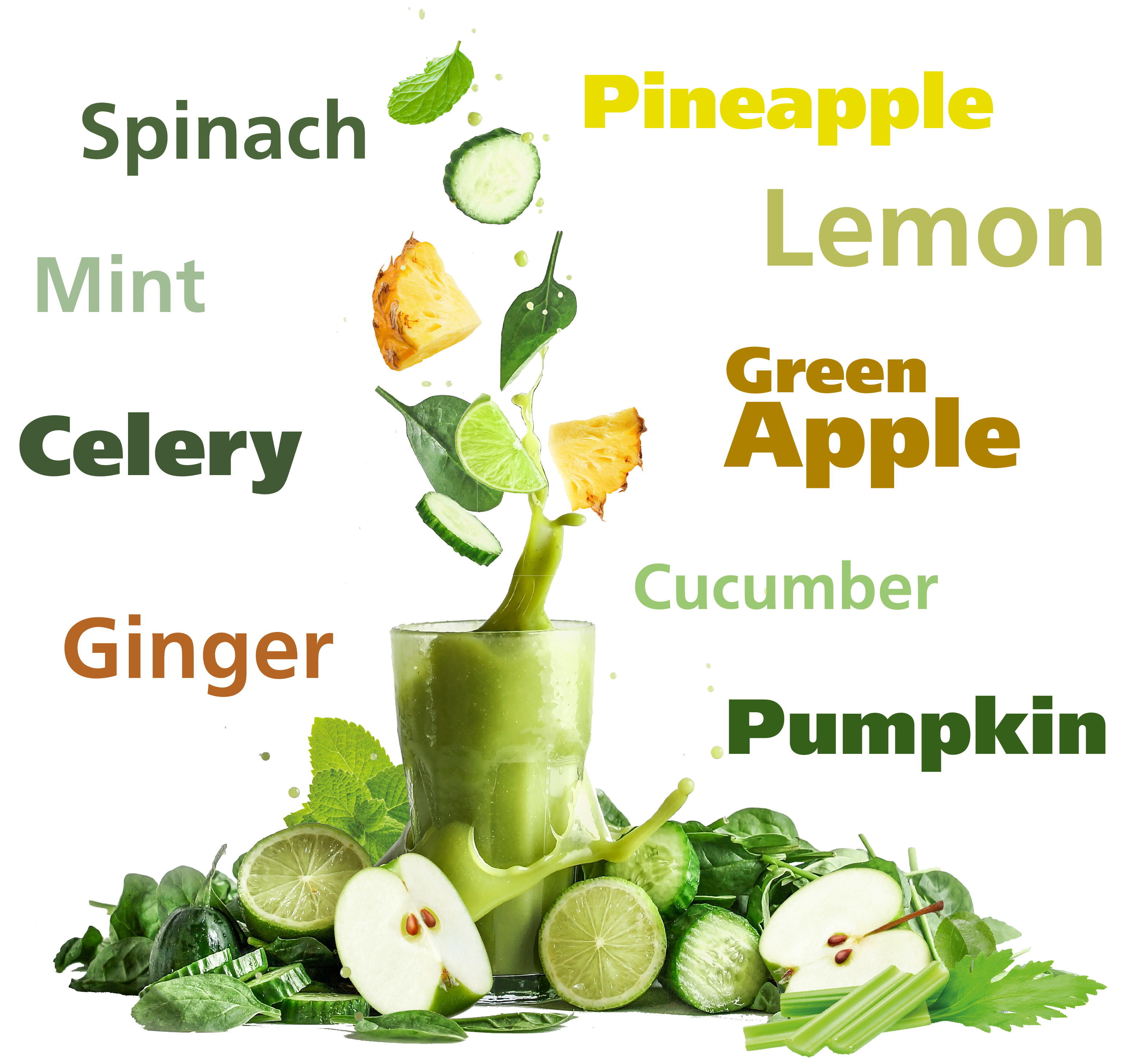 WAKI GO Green Juice Blanced Elixir