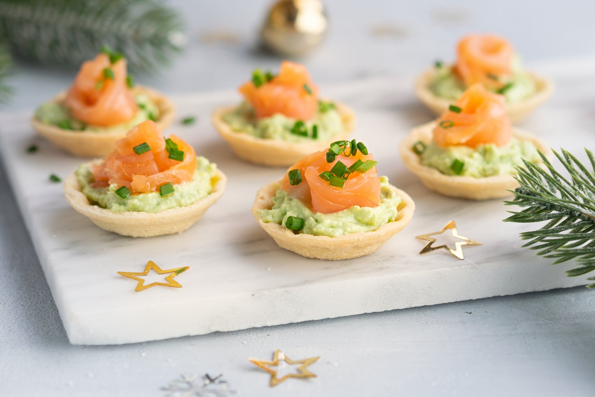 WAKI GO Avocado Salmon Christmas Snacks